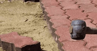 Укладка плитки на песок в Урае в октябре