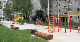 Благоустройство детской площадки во дворе от 1980 руб. в Урае