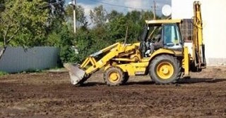 Выравнивание рельефа в Урае в октябре